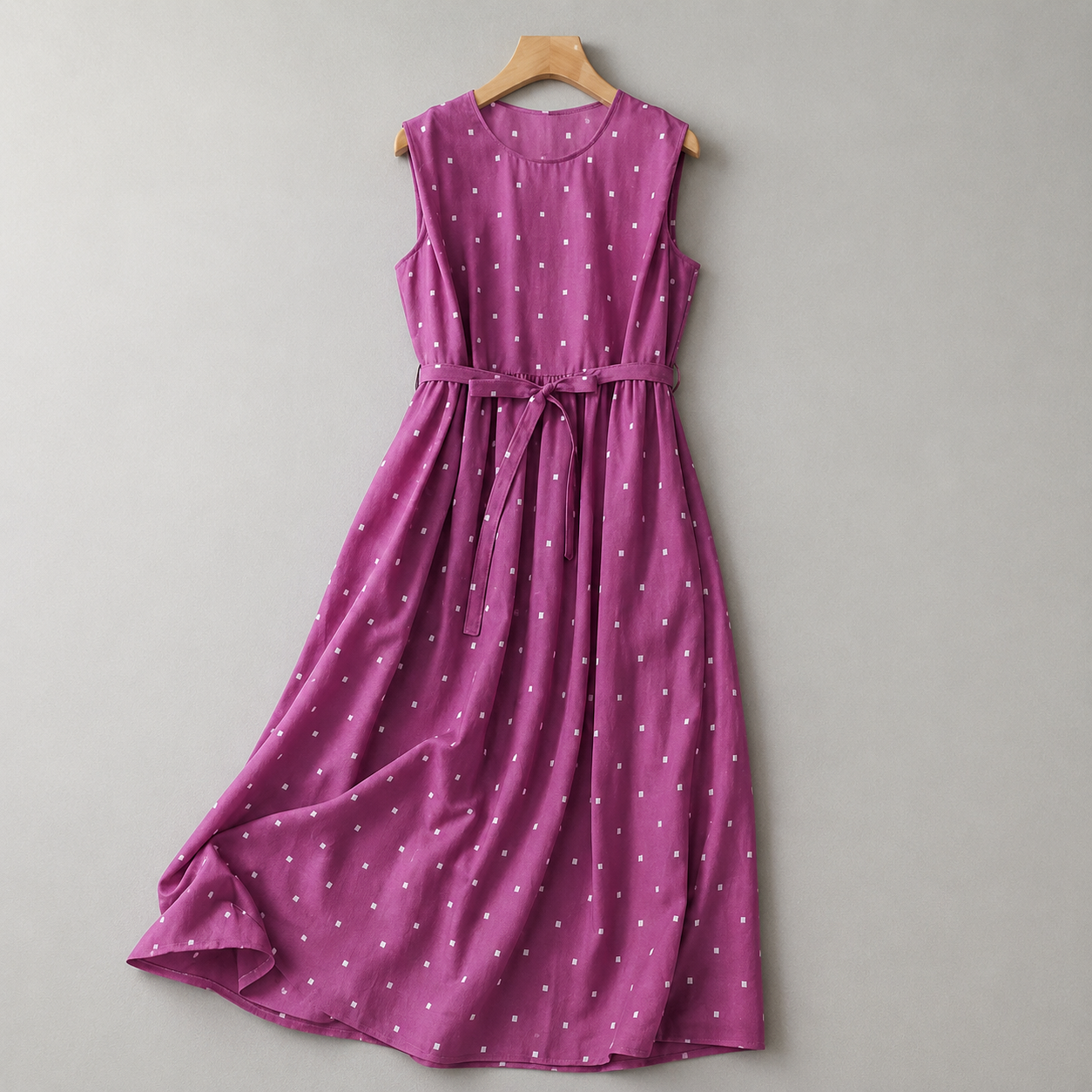 Alina Cotton Linen Midi Dress