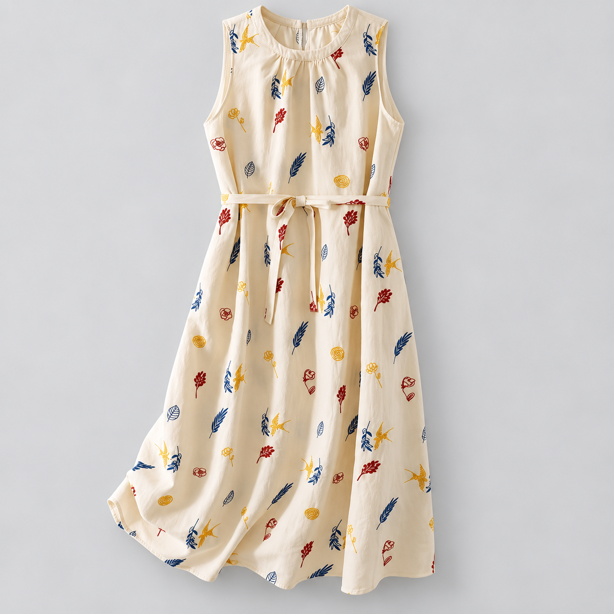 Adeline Embroidered Midi Dress