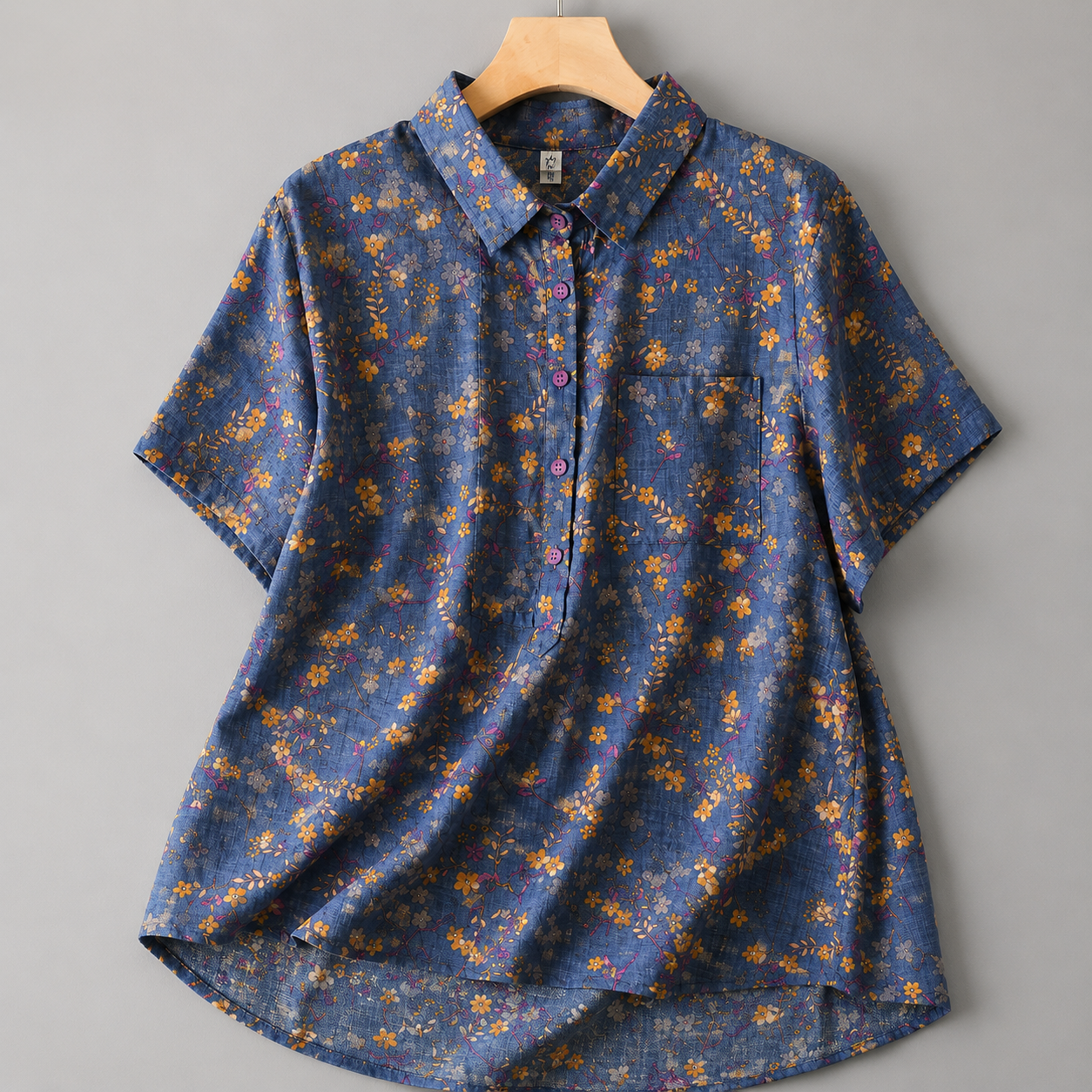 Colette Cotton Linen Blouse
