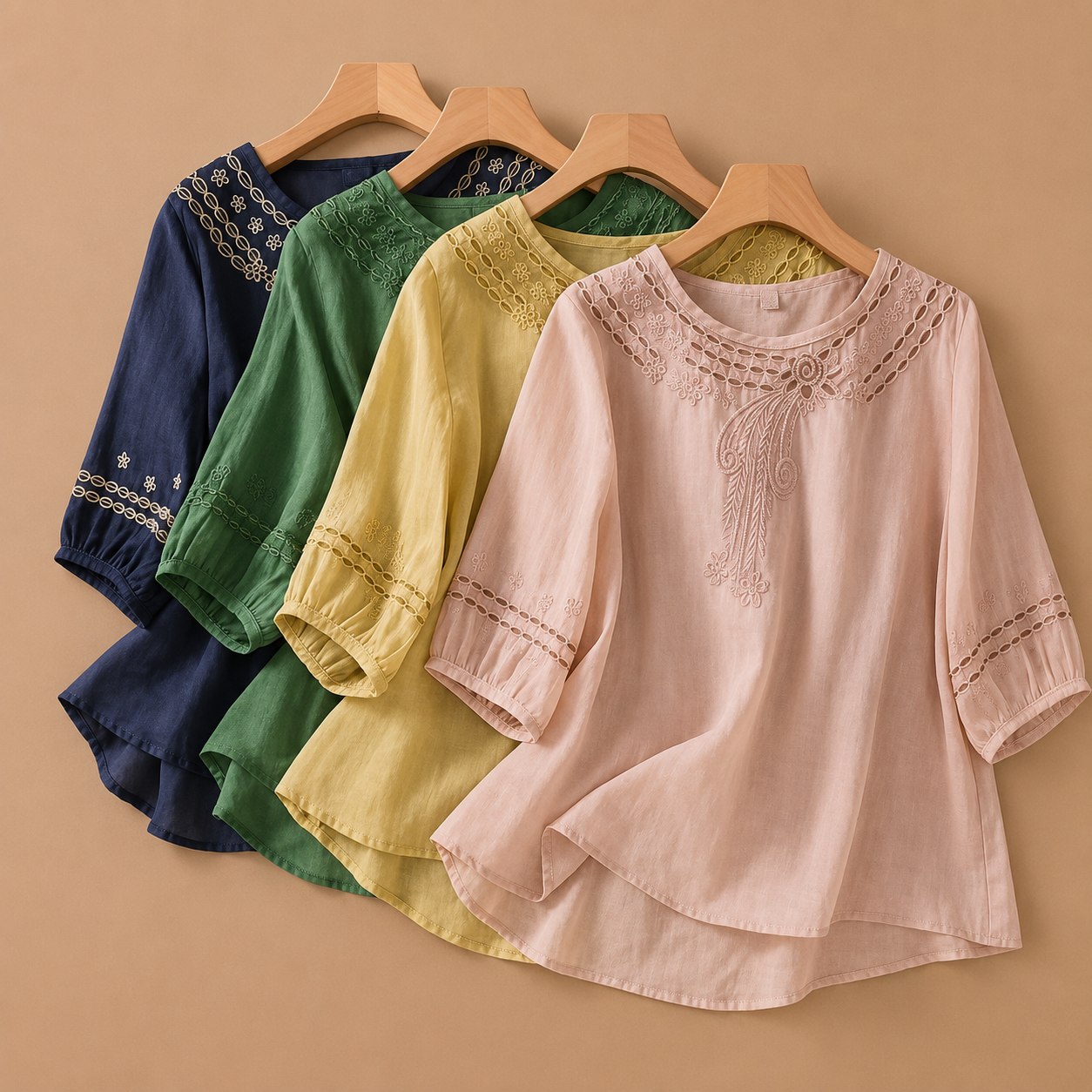 Elodie Cotton Linen Blouse