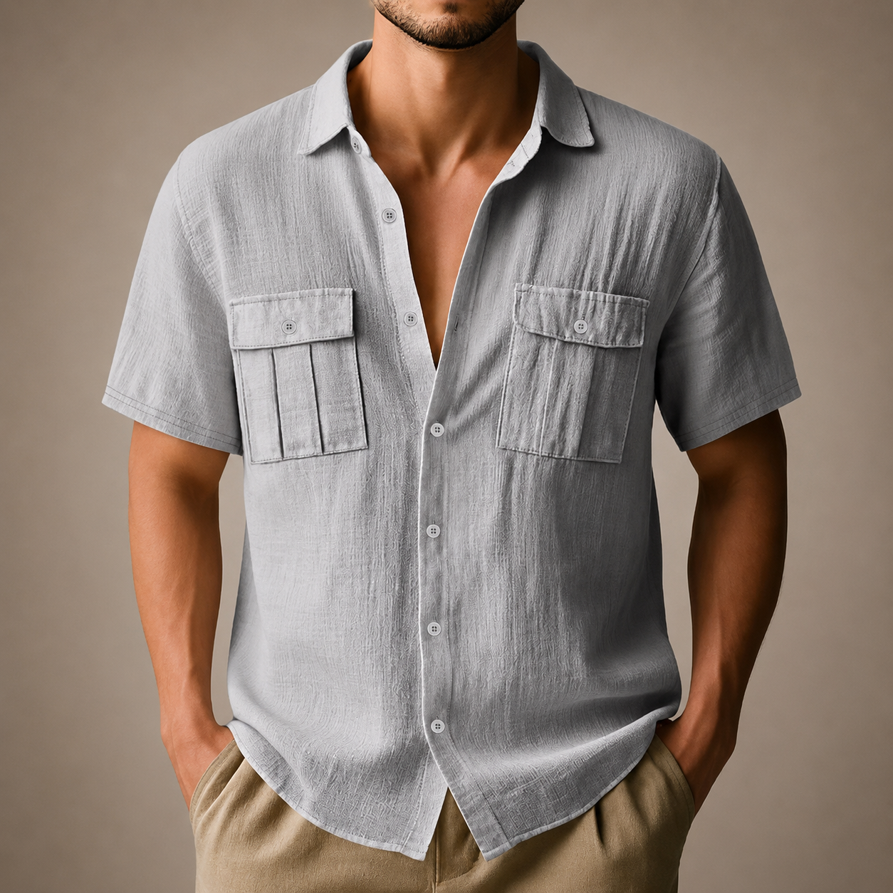 Ashford Linen Utility Shirt