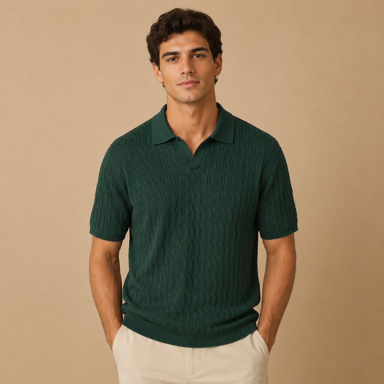 Aurelio Slim Fit Knit Polo