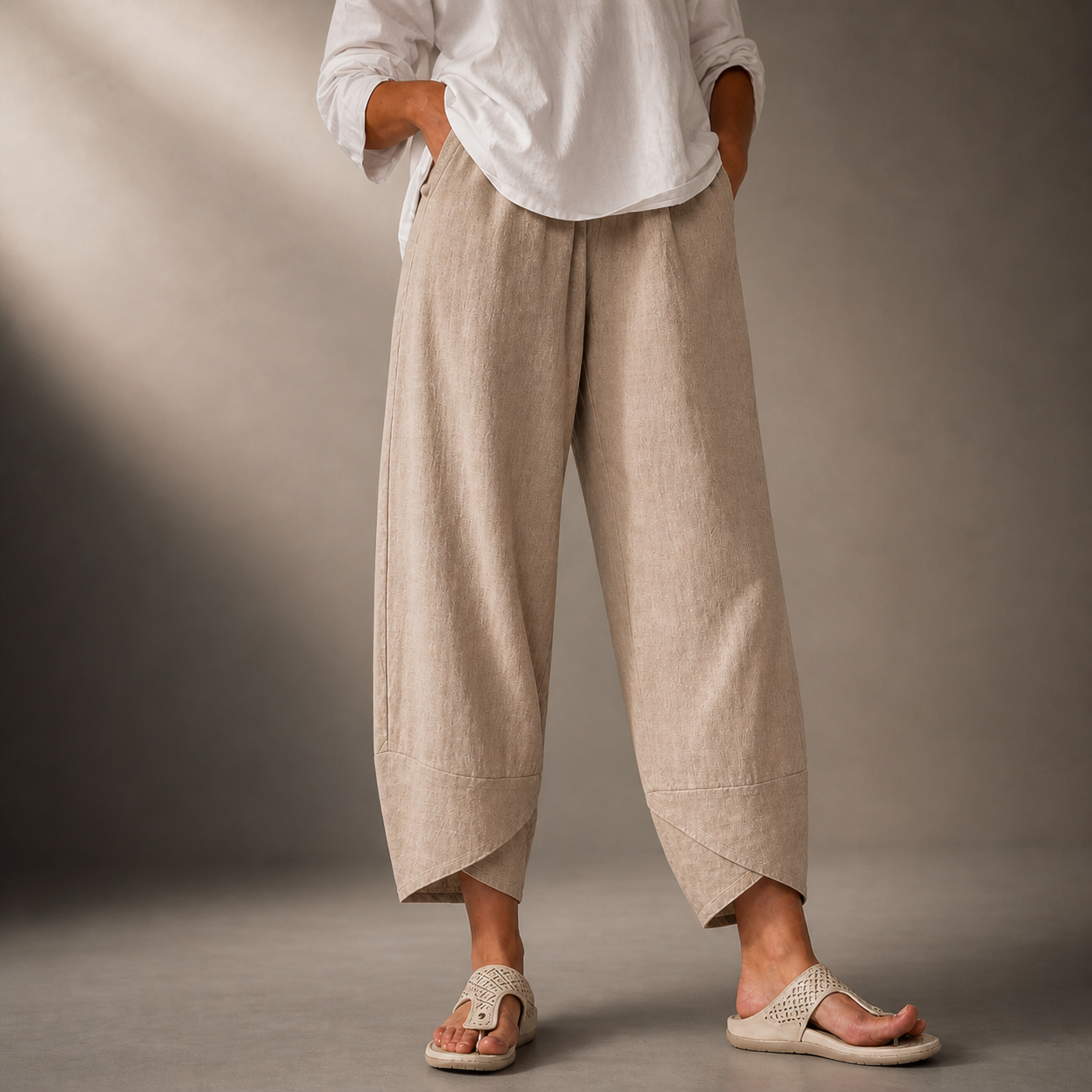 Aveline Linen Wide Leg Pants