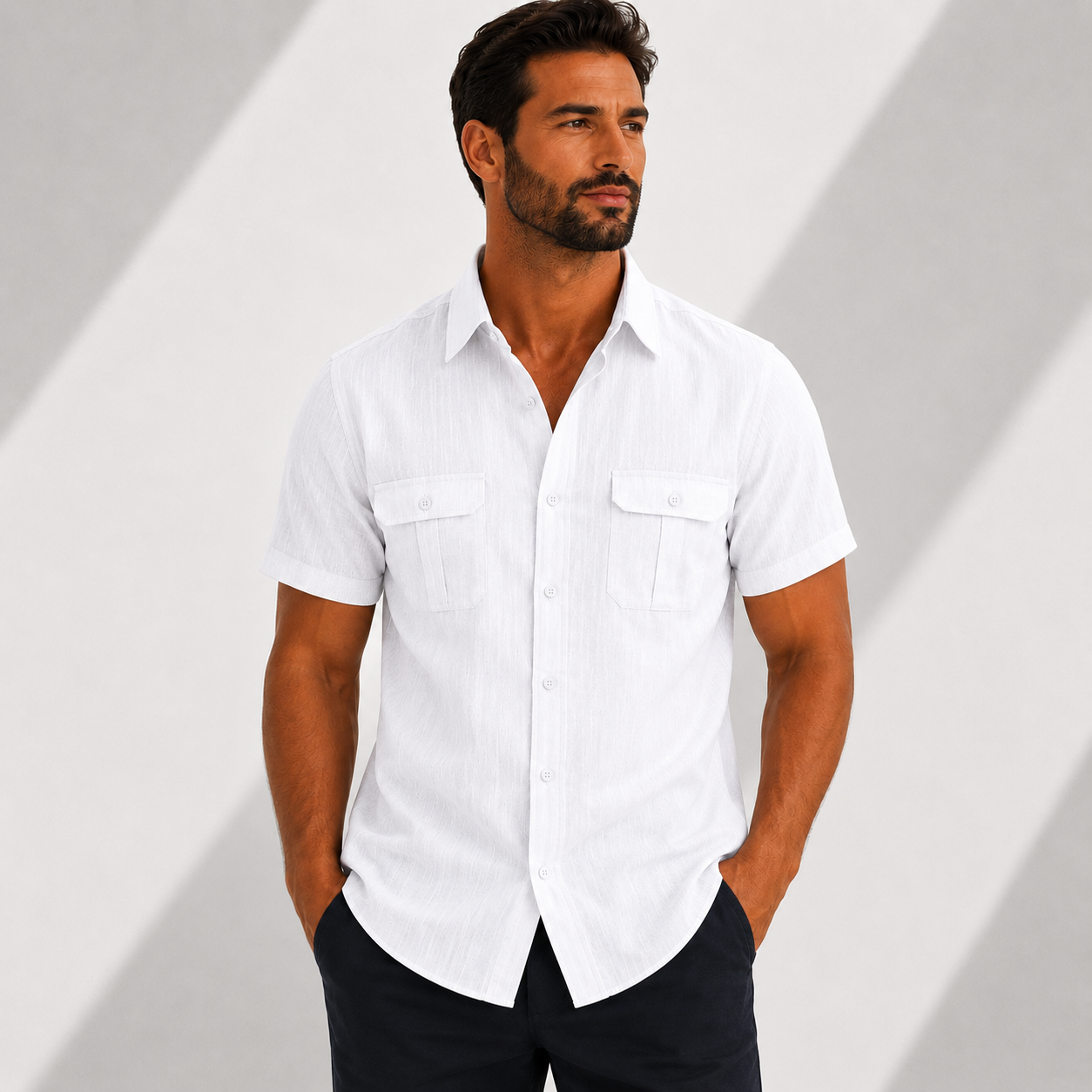Easton Utility Linen Shirt
