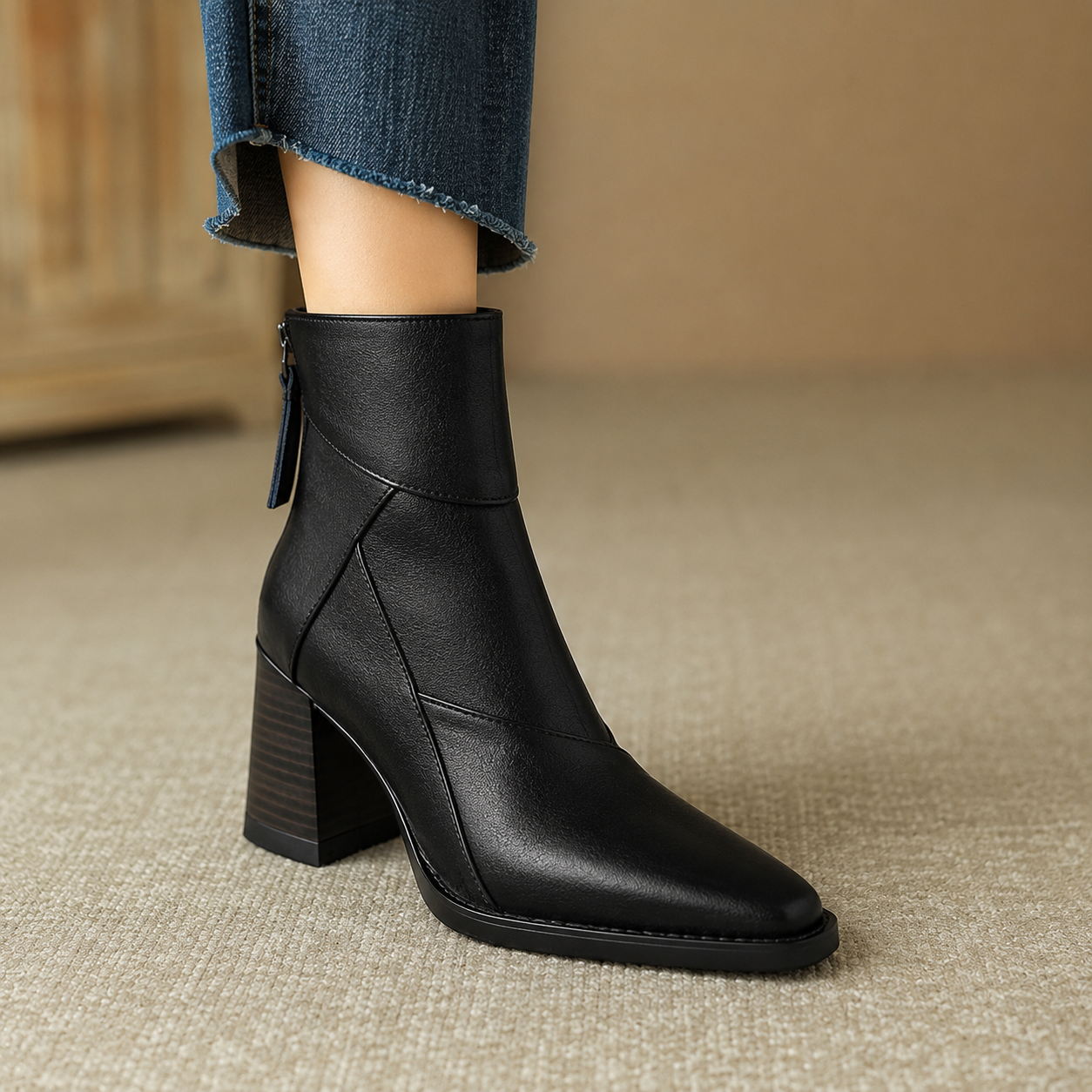 Adeline Leather Boots