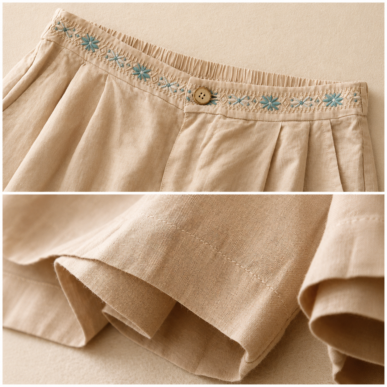 Maeve Cotton Linen Shorts