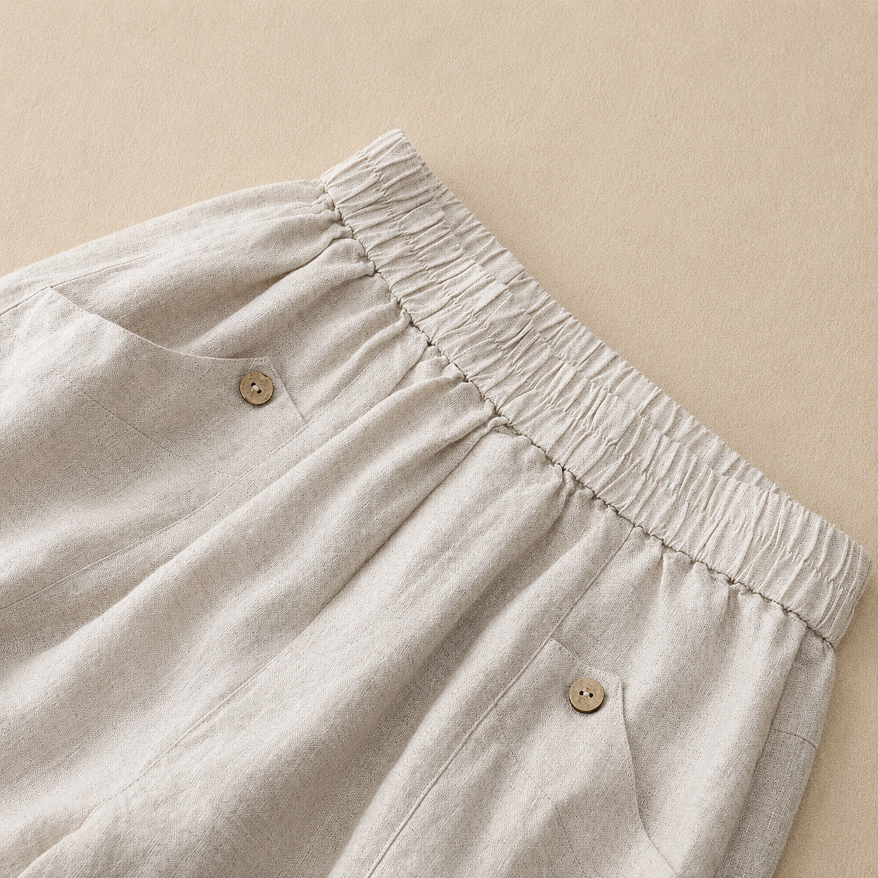 Noelle Cotton Linen Shorts