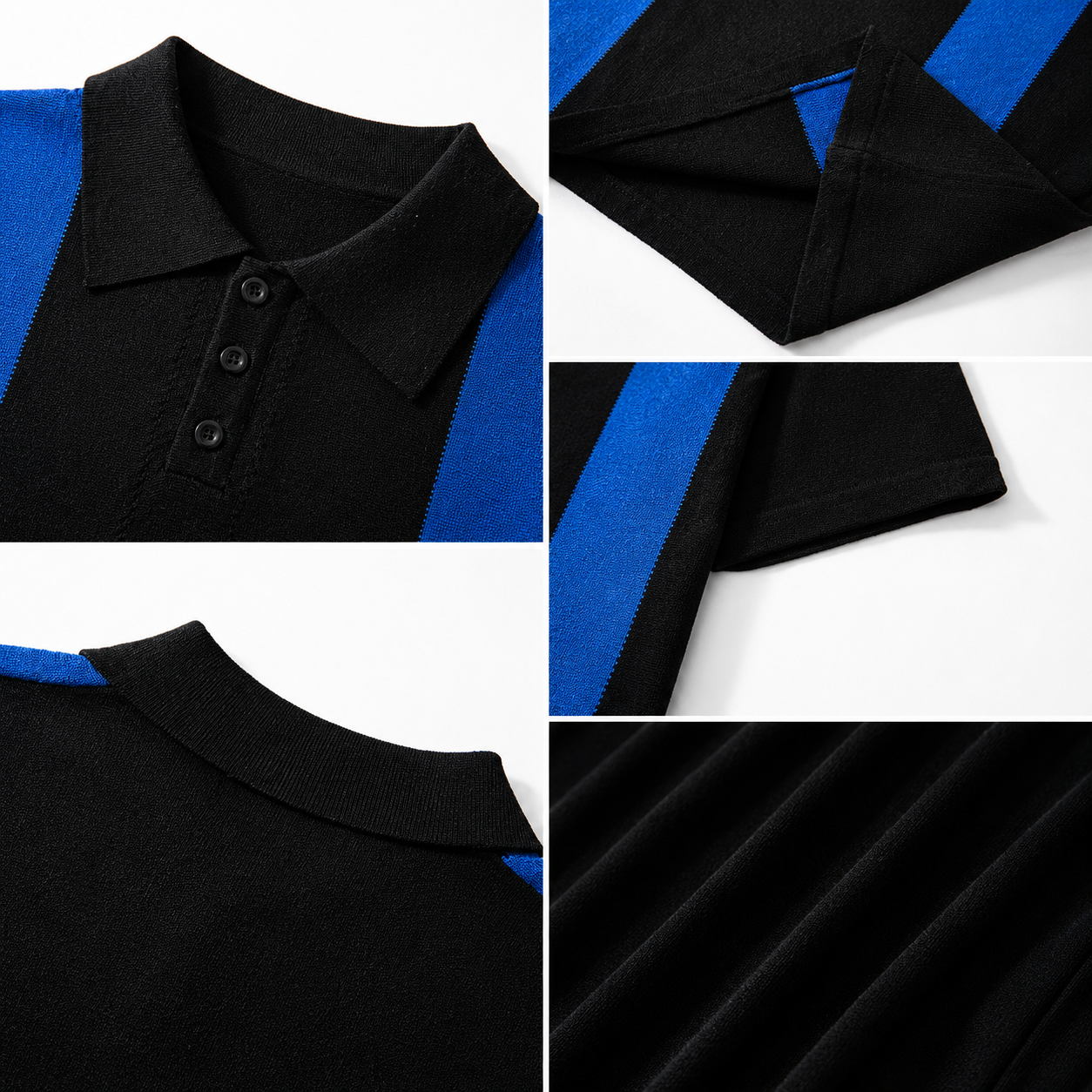 Roman Stripe Knit Polo
