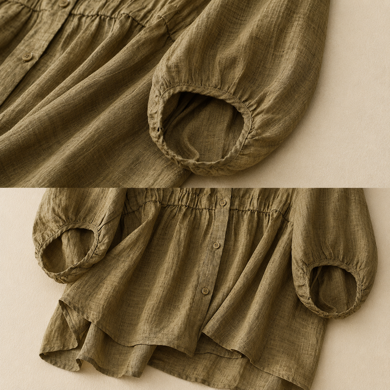 Aria Cotton Linen Blouse