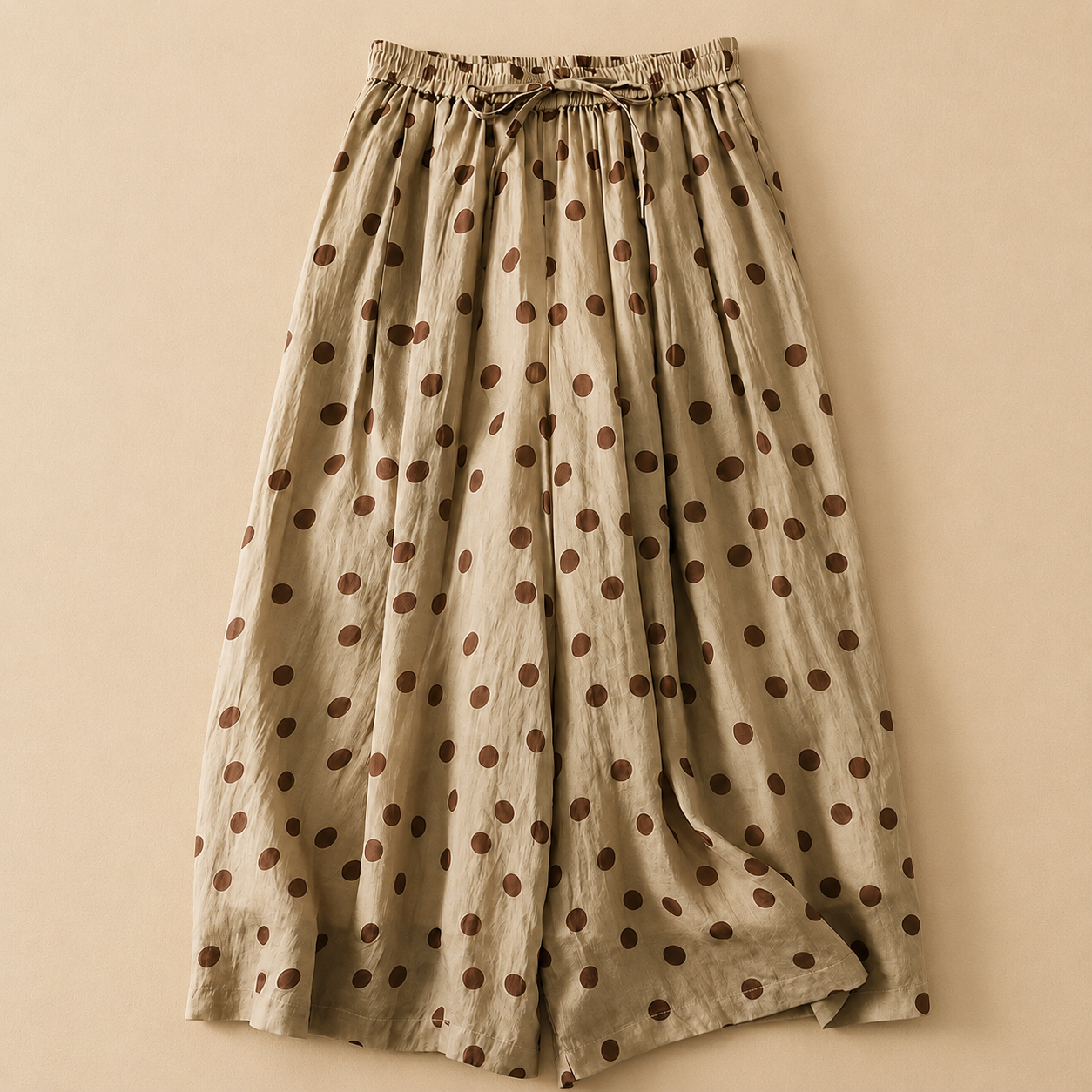 Brielle Cotton Linen Polka Pants