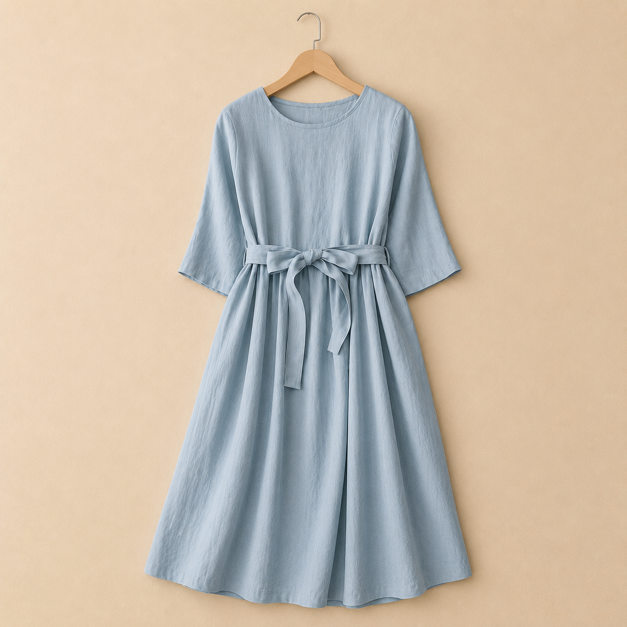 Delphine Cotton Linen Midi Dress