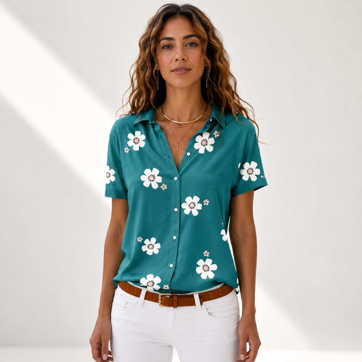 Amelie Floral Button Shirt