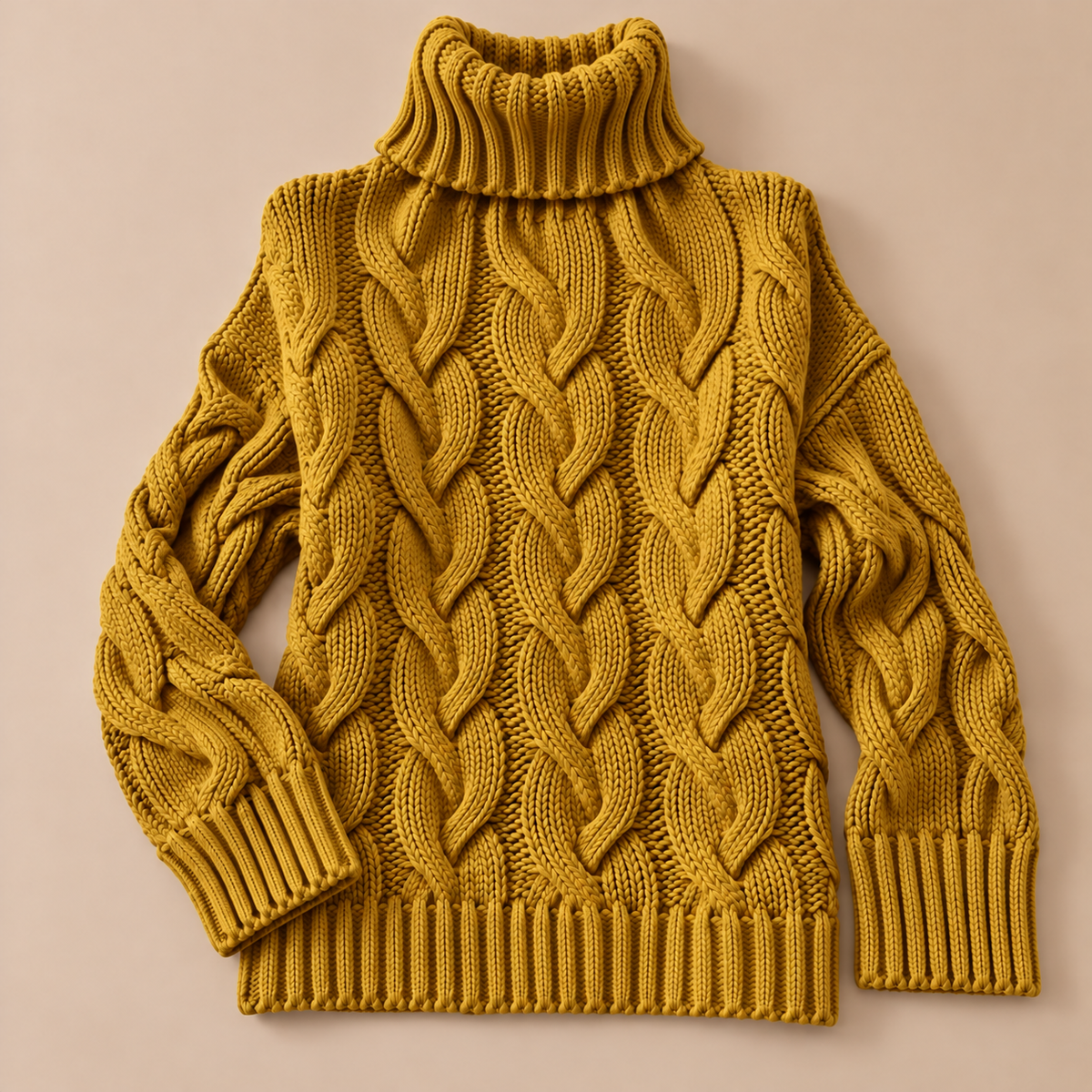 Sophie Cable-Knit Turtleneck Sweater