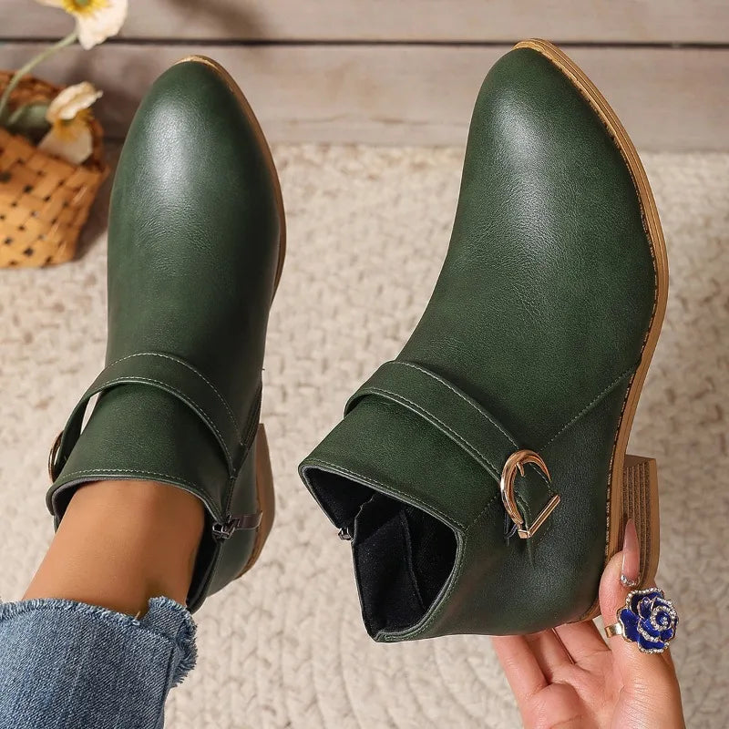 Sorelle Low Heel Ankle Boots