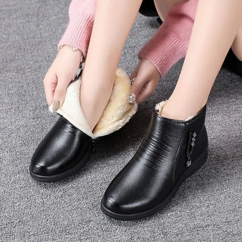 Arlette Fur Ankle Boots