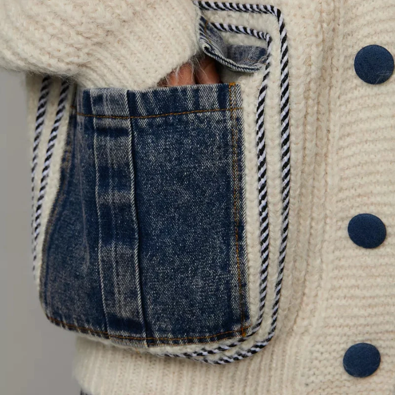Hazel Denim Cardigan