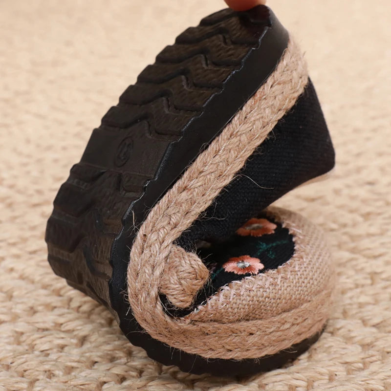 Floral Espadrille Loafers