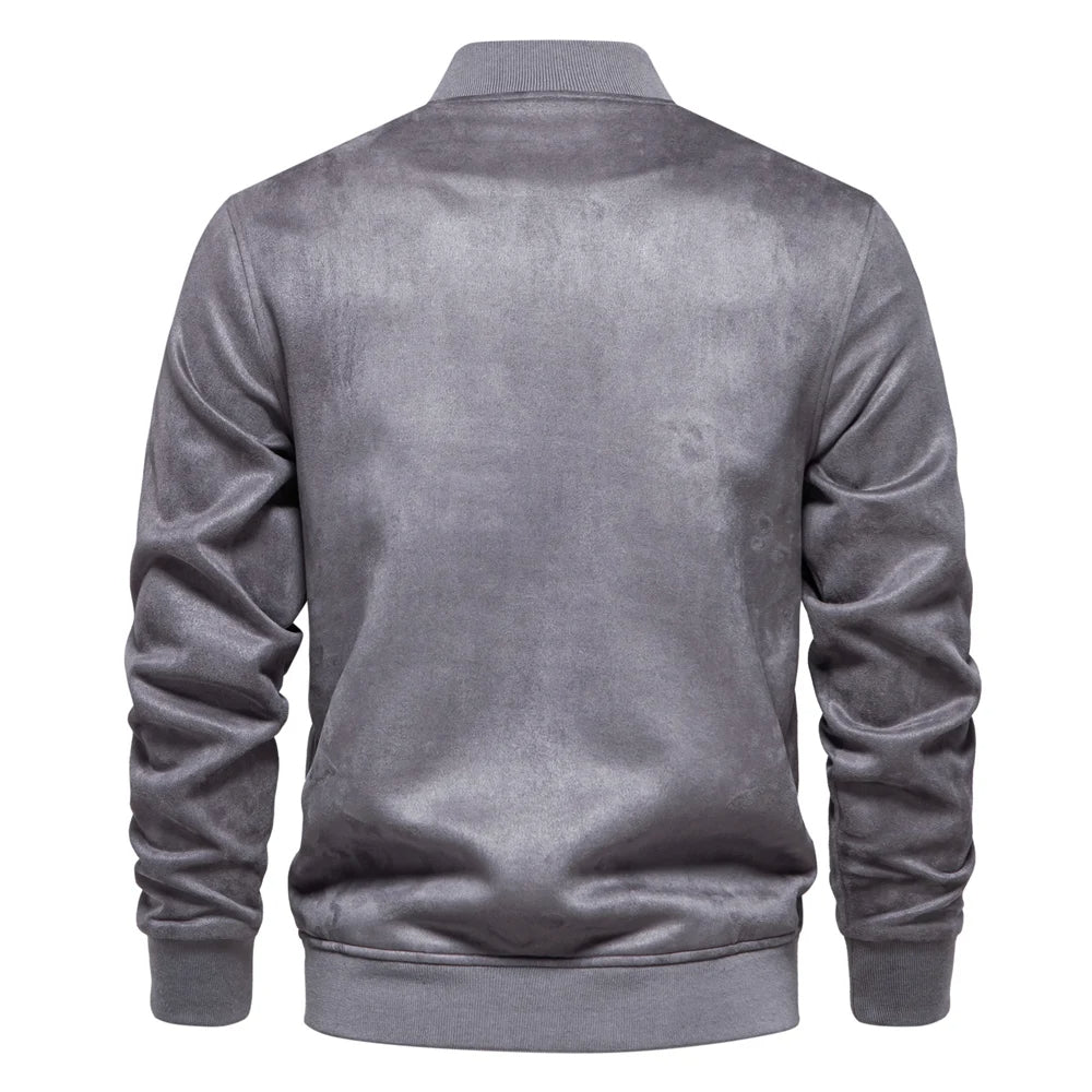 Easton Suede Bomber Jacket