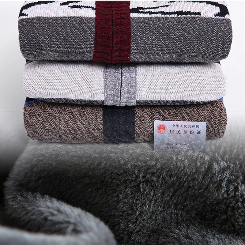 Jacques Color Block Wool Cardigan