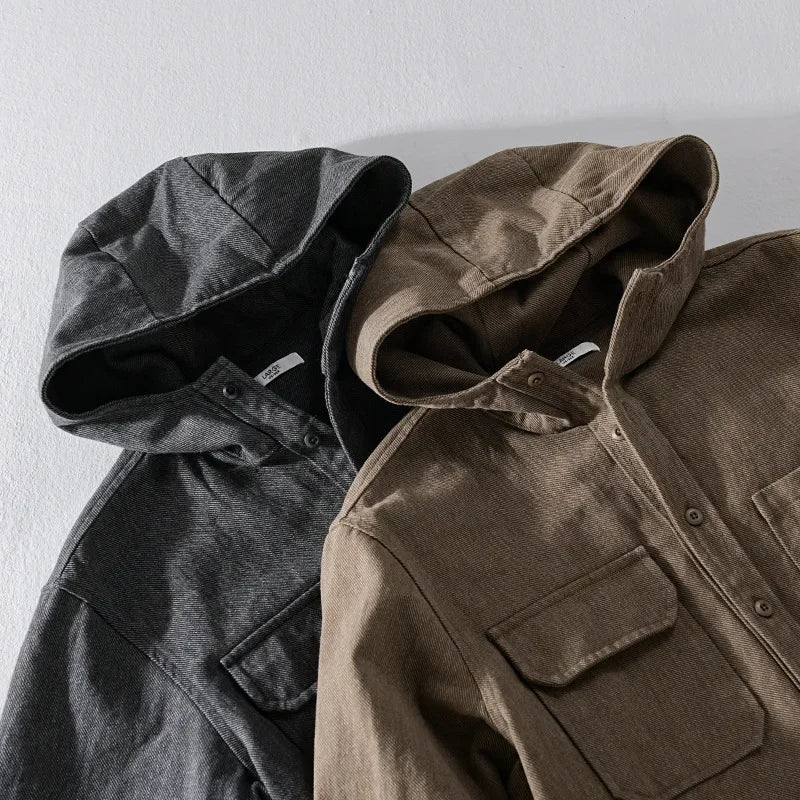 Leon Hudson Hooded Shirt