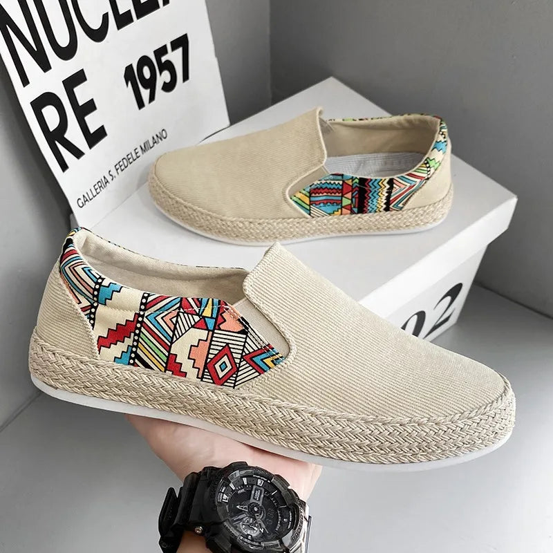 Marcus Tribal Slip-ons
