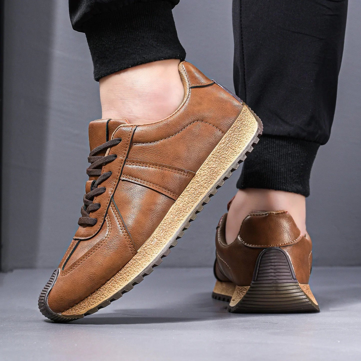 Mark Richards Leather Sneakers