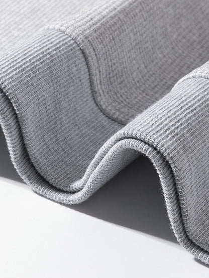 Textured Crewneck Sweatshirt