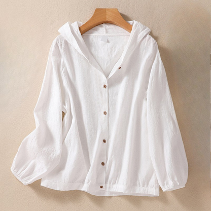 Cleo Linen Hoodie