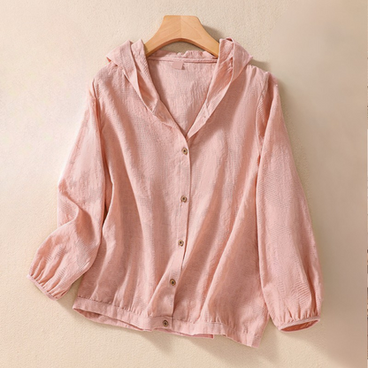 Cleo Linen Hoodie