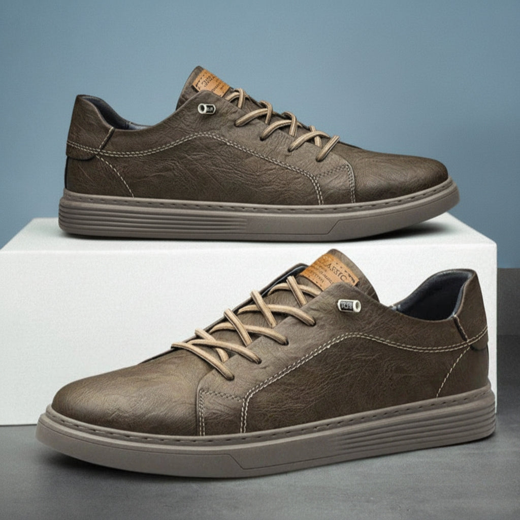 Milan Leather Casual Sneakers