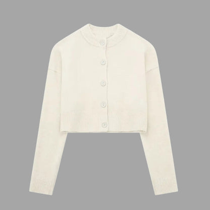 Siena Cropped Knit Cardigan