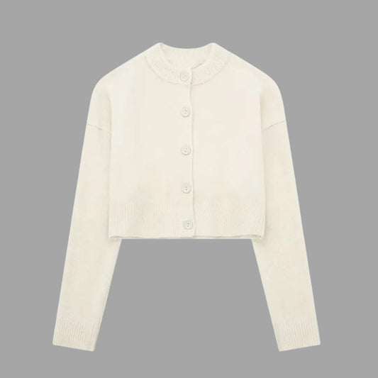 Siena Cropped Knit Cardigan