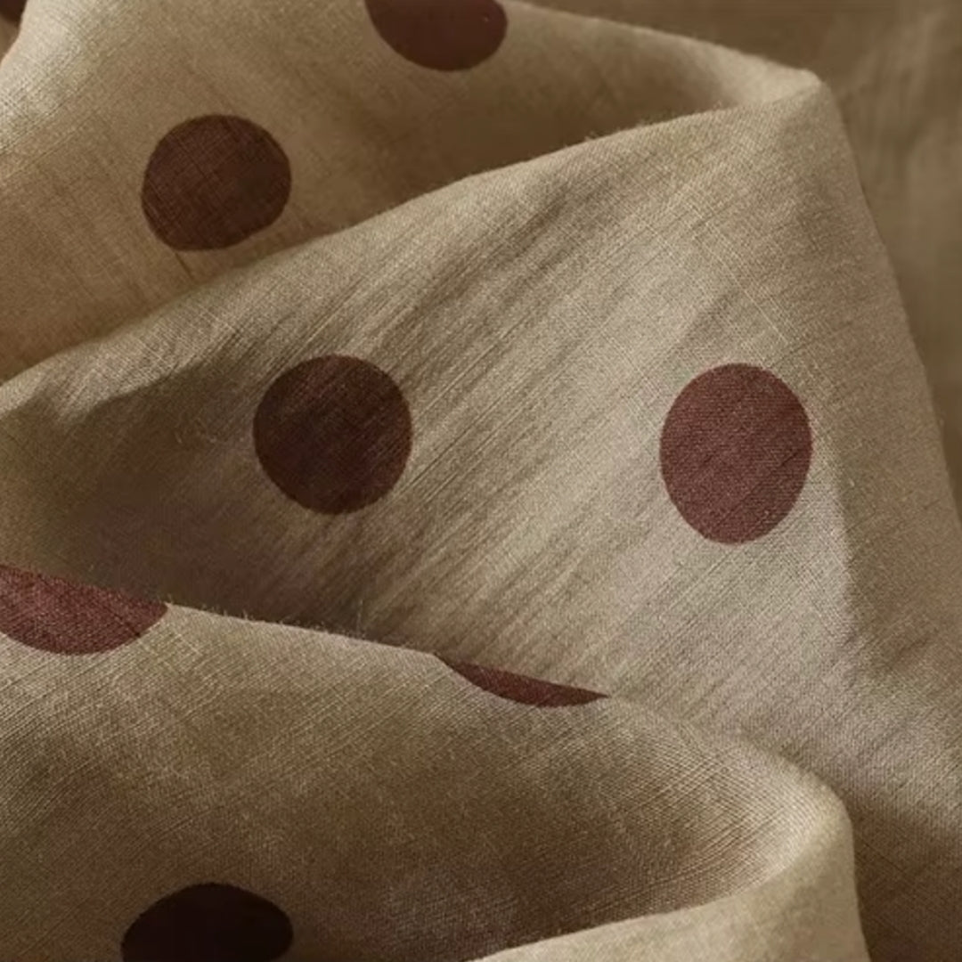Brielle Cotton Linen Polka Pants