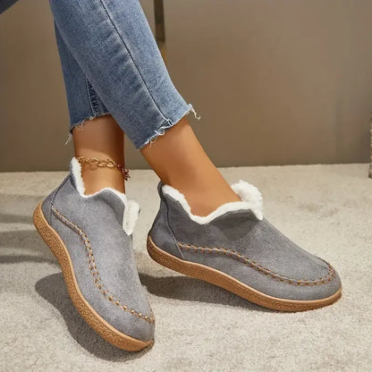Elmstead Suede Fur-Lined Ankle Boots