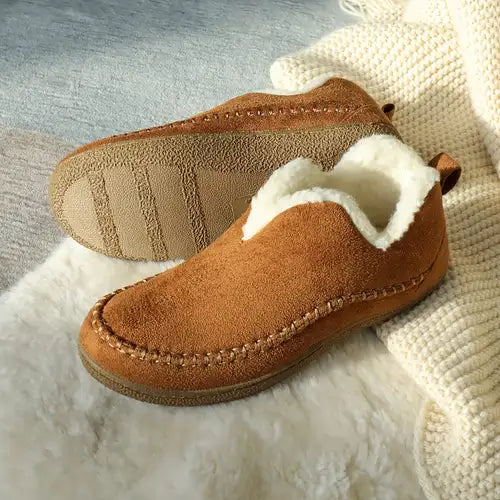 Elmstead Suede Fur-Lined Ankle Boots