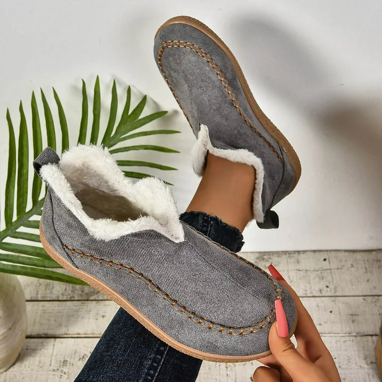 Elmstead Suede Fur-Lined Ankle Boots
