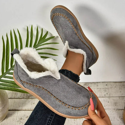 Elmstead Suede Fur-Lined Ankle Boots