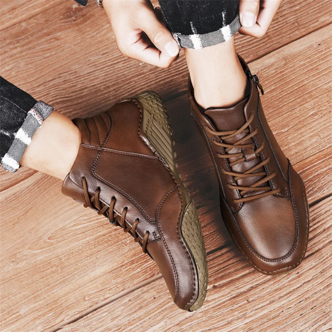 Frontier Leather Boots