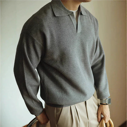 Aldridge Knit Polo Sweater
