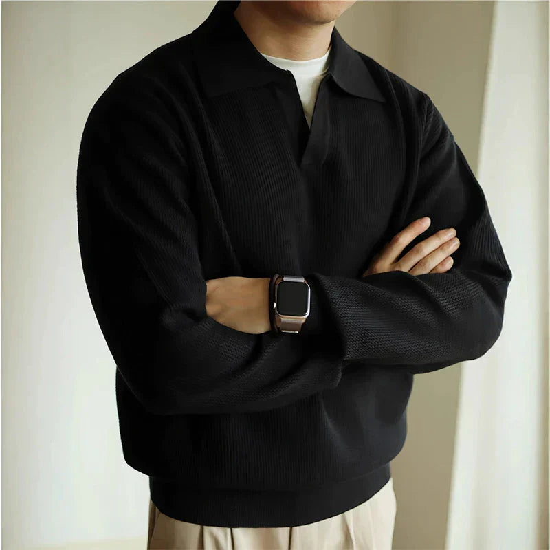 Aldridge Knit Polo Sweater