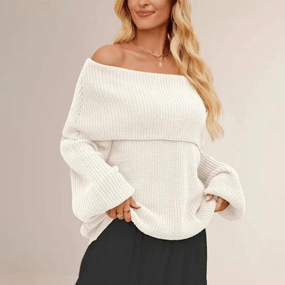 Arlette Off-Shoulder Knit Sweater
