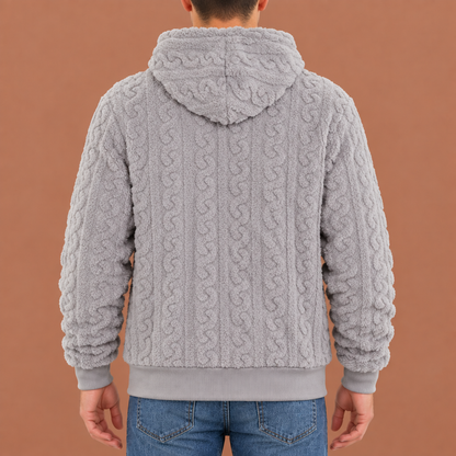 Asher Textured Fleece Hoodie
