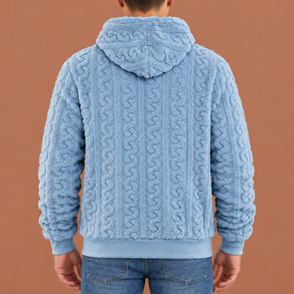 Asher Textured Fleece Hoodie
