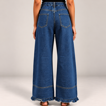 Ellie Ruffle Hem Jeans