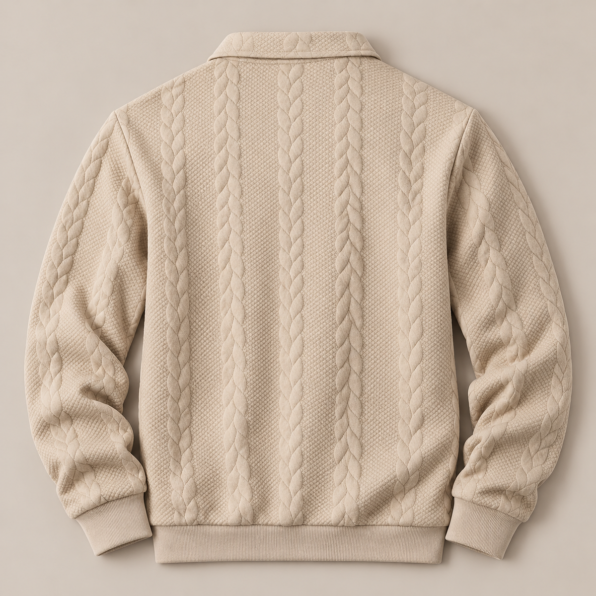Arthur Cable-Knit Quarter-Zip