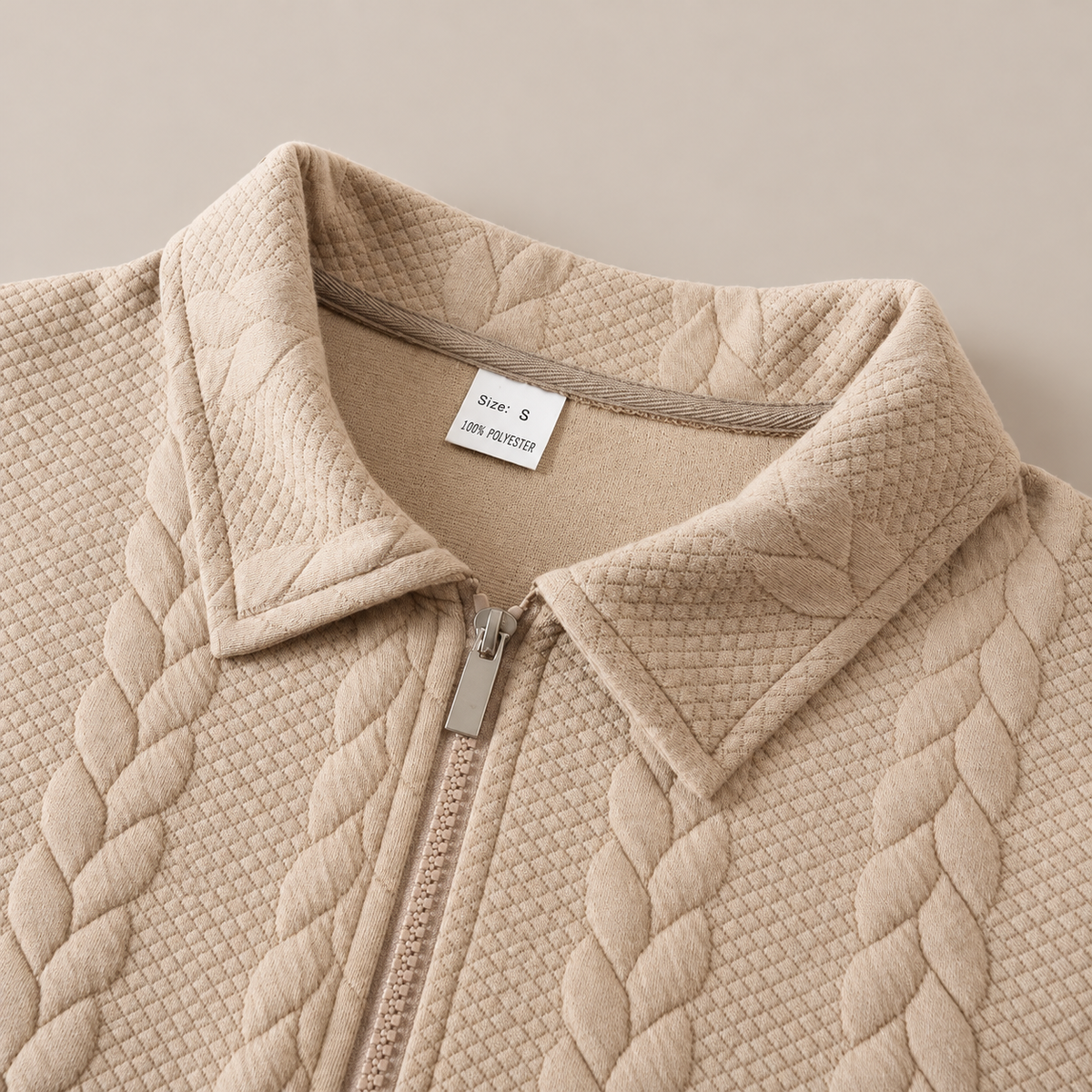 Arthur Cable-Knit Quarter-Zip