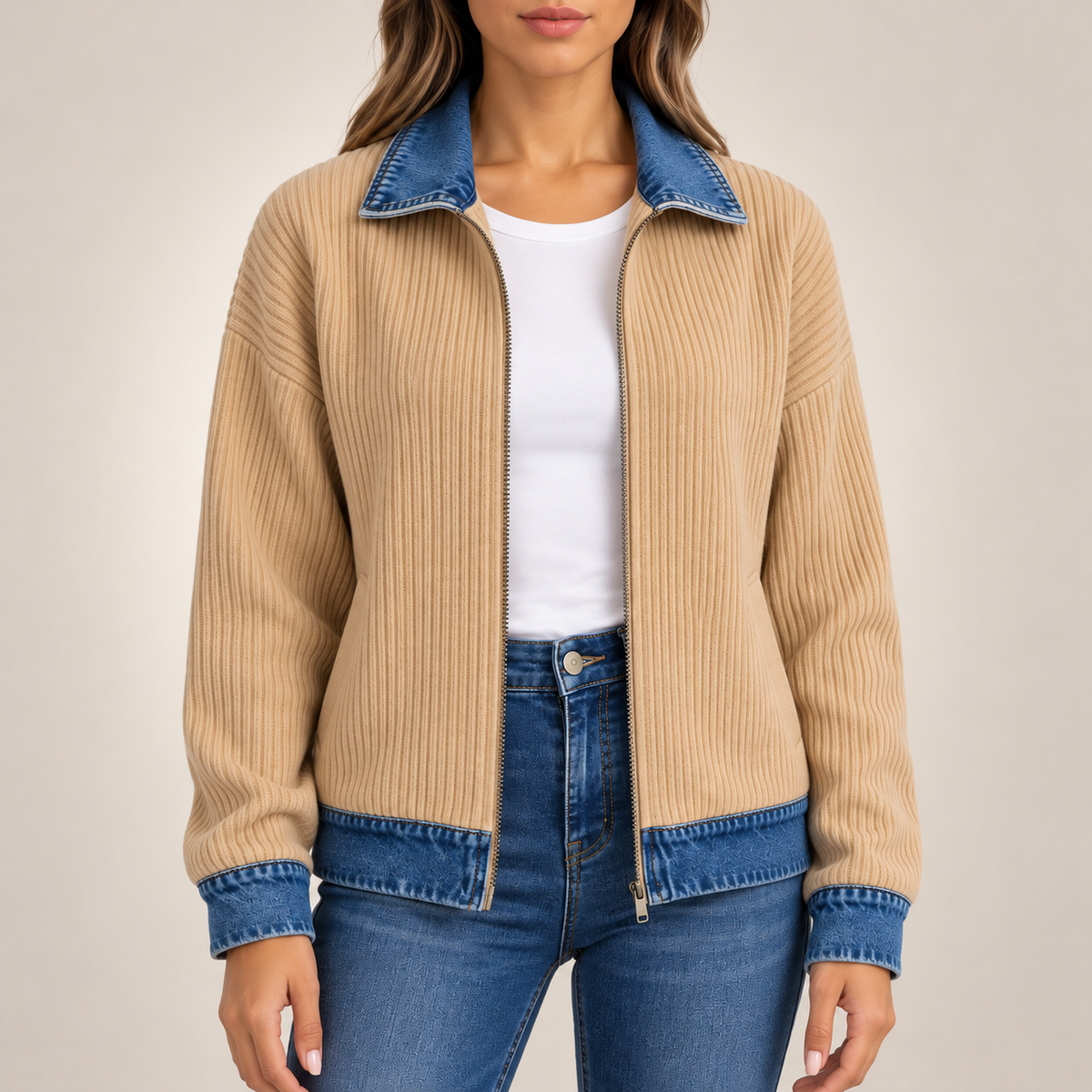 Sienna Ribbed Knit Jacket