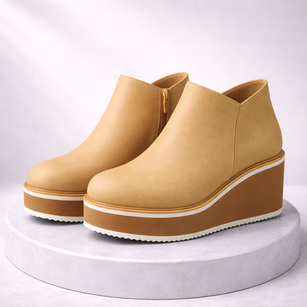 Alina Platform Wedge Boots
