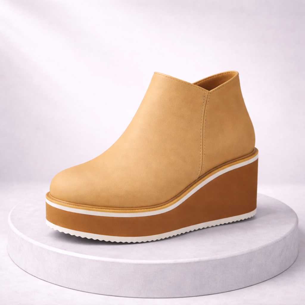 Alina Platform Wedge Boots