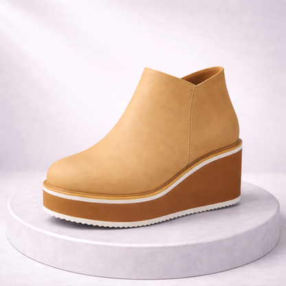 Alina Platform Wedge Boots